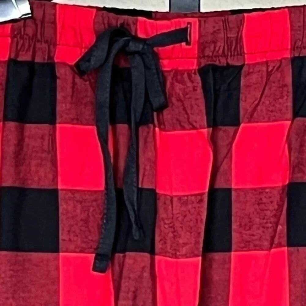 Wondershop Women’s / Unisex -1X Buffalo Check Pajama Set Top & Bottom NEW - Picture 6 of 6